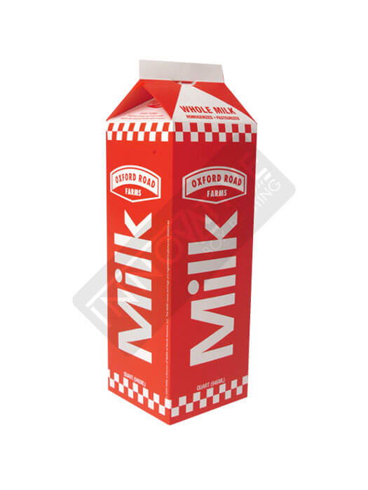 Custom Milk Carton Boxes, Wholesale Milk Carton Packaging