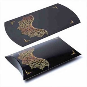 Black Pillow Boxes