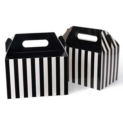 Custom Black Gable Boxes