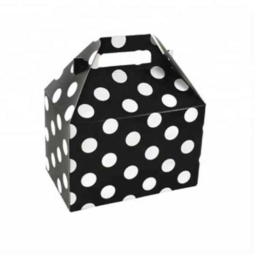 Custom Black Gable Boxes