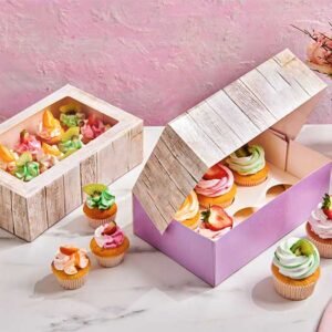 Christmas Cupcake Boxes