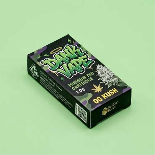 Custom Printed Dank Vape Packaging