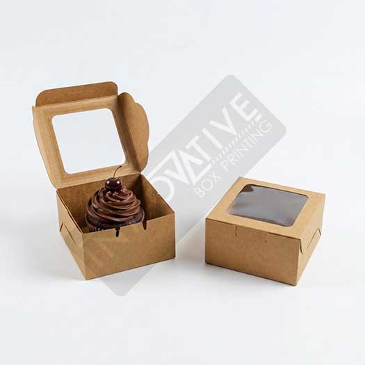 Kraft Cupcake Boxes