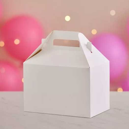 White Gable Boxes