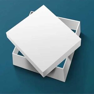 White Telescoping Rigid Boxes