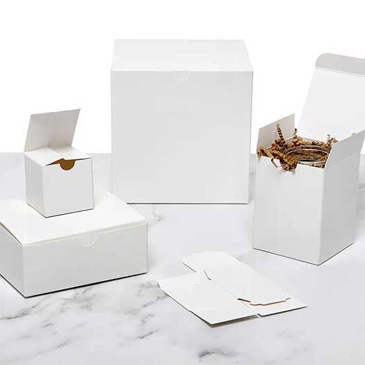White Tuck Top Boxes