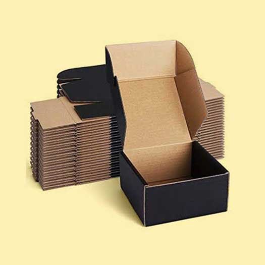 Black Corrugated Boxes